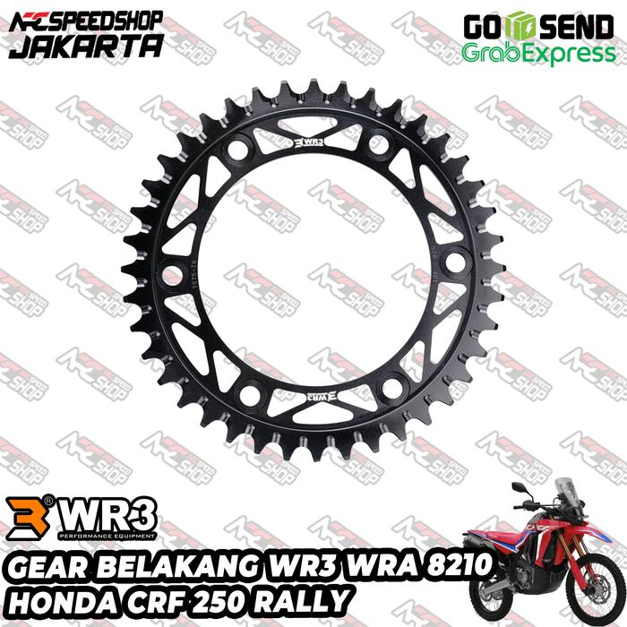 Gambar Gear Gir Belakang Rear WR3 WRA 8210 Honda CRF250 CRF 250 CRF250RALLY CRF 250 RALLY - BLACK, 40T dari Arcspeedshop Jakarta undefined Tokopedia