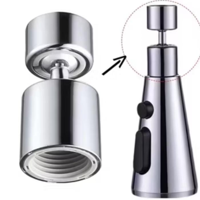 Gambar adapter keran mode tarik adaptor kran Air model tarik 22mm ke 20mm sambungan keran air sink tarik - chrome dari Star pompom undefined Tokopedia