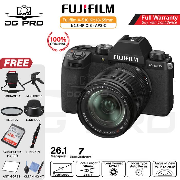 Digital Camera Harga Fuji Xs 10 Fuji Xs10 Body Jual Fujifilm X-S10
