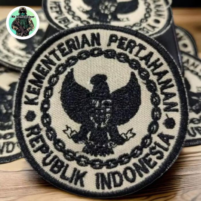 Gambar BED / BORDIRAN LOGO KEMHAN PDH PDL / BORDIRAN BEDGE KEMENTRIAN PERTAHANAN PPPK P3K - LOGO KEMHAN PDL dari Rktacticalgear undefined Tokopedia