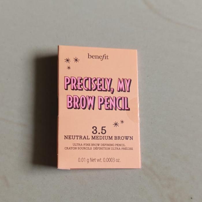 Gambar Benefit Precisely My Brow Pencil - 0.01g Sample Size " 3 Light Brown" - 3.5 Neutral Med dari pregostuff undefined Tokopedia