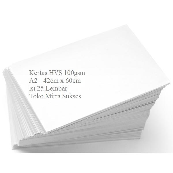 Gambar A2 25 Lembar Kertas HVS 80gsm dan 100gsm A2 - 42cm x 60cm isi 25 Lembar - HVS 80gsm A2 dari Toko Mitra Sukses undefined 4 Tokopedia