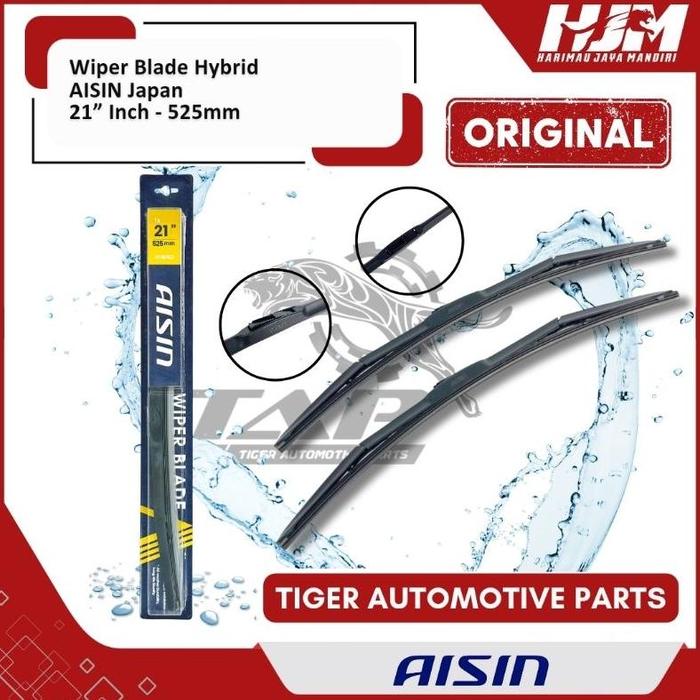 Gambar Wiper Blade Hybrid Aisin Japan - Karet Pembersih Kaca Mobil Original - 21" (525mm) dari Kawiwara Indah undefined Tokopedia