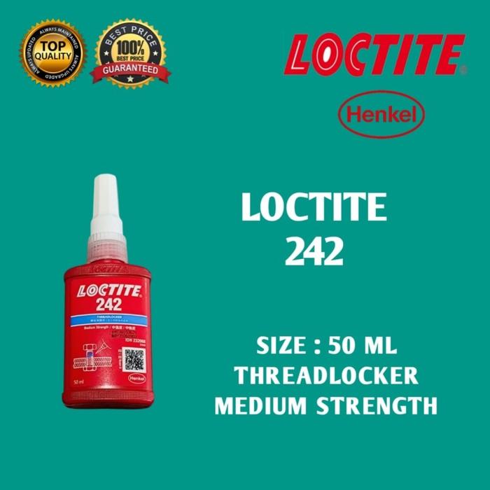 Gambar Henkel loctite 242 medium strength therdlocker 242 Henkel LOCTITE 242 Threadlocker Lem Baut 50 ml dari WNH OffStore undefined Tokopedia