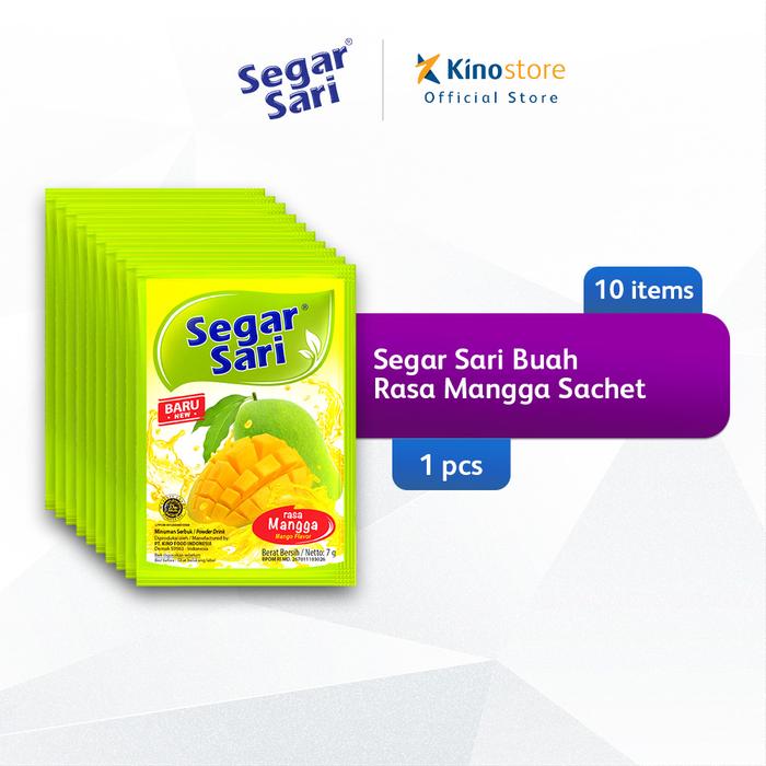 Gambar Segar Sari Buah x10 Sachet - Mangga dari Kino Official Store undefined Tokopedia