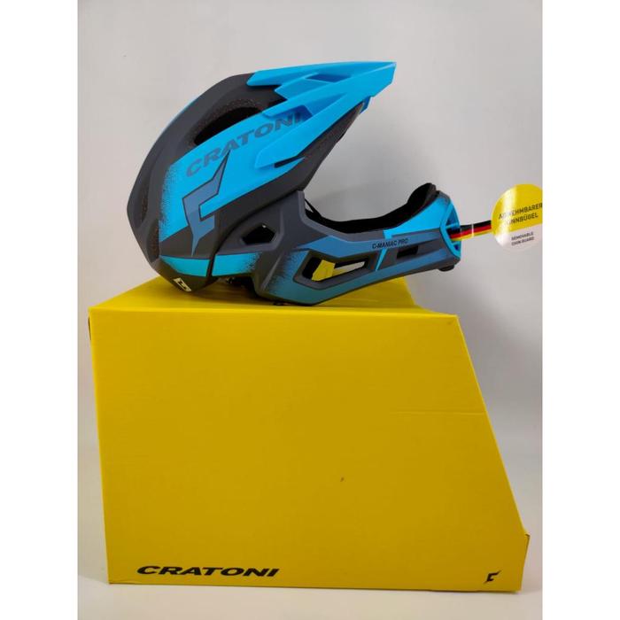Gambar Helm Cratoni Pushbike Cratoni C-Maniac Pro Balance Bike Anak Helm Race Sepeda Anak New Best Quality Asli 100% Original - Grey Blue Matt dari frend_Shop* undefined Tokopedia