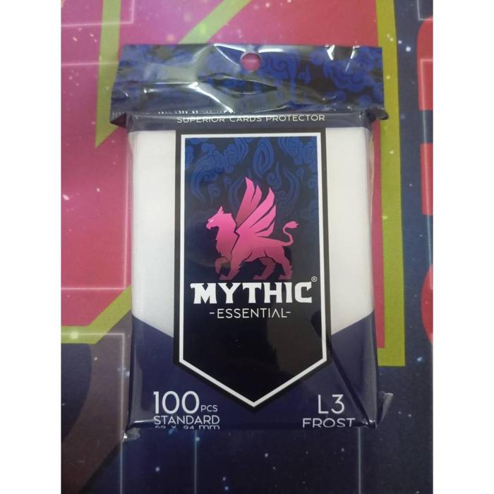 Gambar Mythic Essential Outer Sleeves Card Standart Size - Frost - Transparent - Frost dari The Maple Board Game undefined Tokopedia