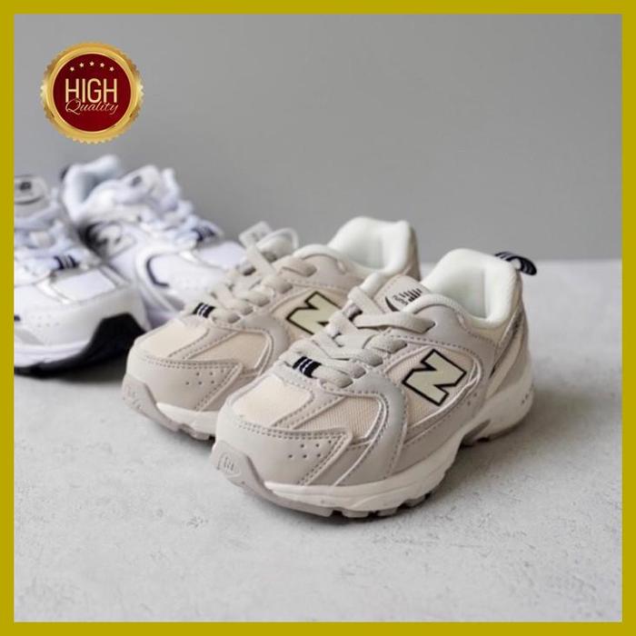 Gambar new balance 530 /slip on kids / sepatu kets anak new balance / sneaker best produk - KREM , 31 dari Kesya Mall Pedia undefined Tokopedia