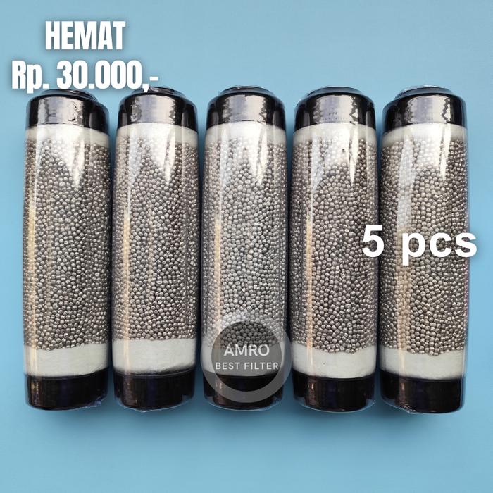 Gambar Filter Alkali - Batu ORP Super untuk Menambah PH Air Minum pada Depot Isi Ulang Galon - Paket 5 Pcs dari Amro Best Filter undefined Tokopedia