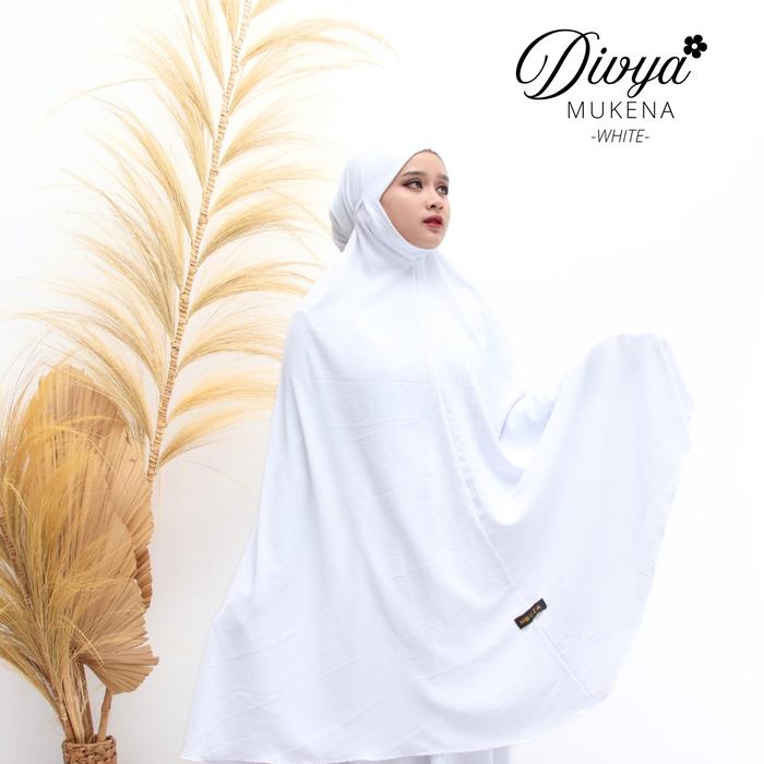 Gambar Mukena dewasa divya crinkle airflow polos by Mouza Indonesia - White dari MouzaDinifi undefined Tokopedia
