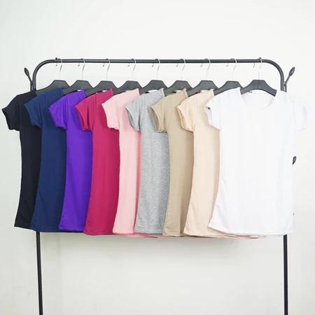 Jual Kaos Inner Manset Oblong Dalaman Wanita Lengan Pendek Polos