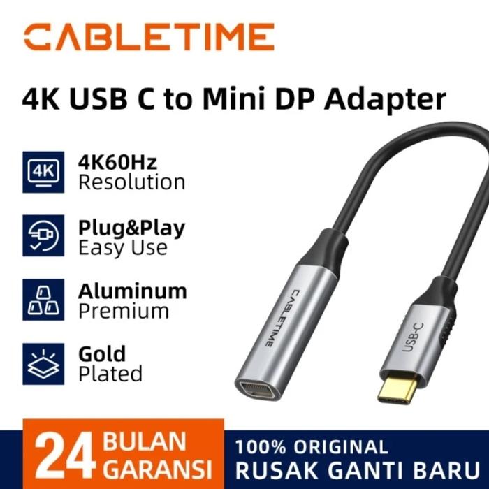 Type C Usb C Female To Thunderbolt Converter USB Type C To Mini DP