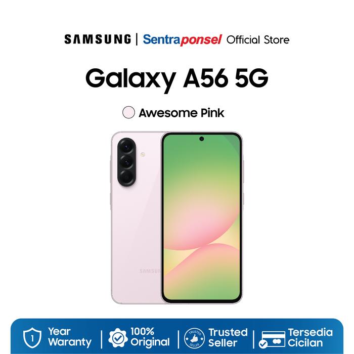 Gambar Samsung Galaxy A56 5G 8GB/128GB 8GB/256GB 12GB/256GB - Garansi Resmi - Awesome Pink, 8GB/256GB dari sentraponselofficial undefined Tokopedia