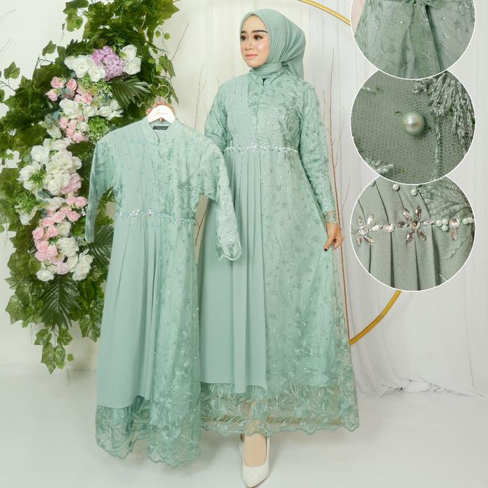 Gambar AG - GAMIS ANAK MODERN // GAMIS ANAK TERBARU // GAMIS SELENDANG - Wardah, Gamis Anak M dari Supplier Kebayaku undefined Tokopedia