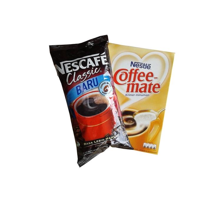 Gambar Paket Hemat Nikmat --> Nescafe Coffee Classic dan Coffee-Mate (Nestle) - PakingStandar dari Hemat-O Shop undefined Tokopedia