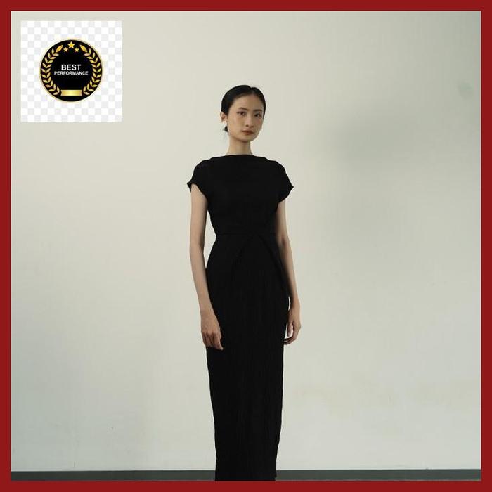 Gambar pafon luna dress - black pafon best quality - M dari Bguls Official Store undefined Tokopedia