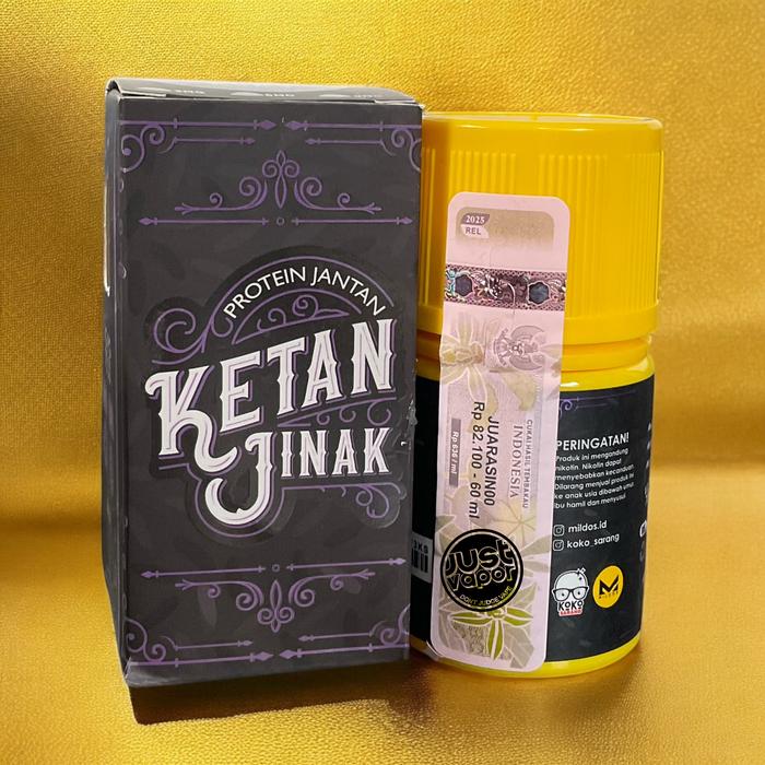 Gambar [FREEBASE] LIQUID KETAN JINAK 60ML by KOKO SARANG - 3MG dari JUST VAPOR INDO undefined Tokopedia