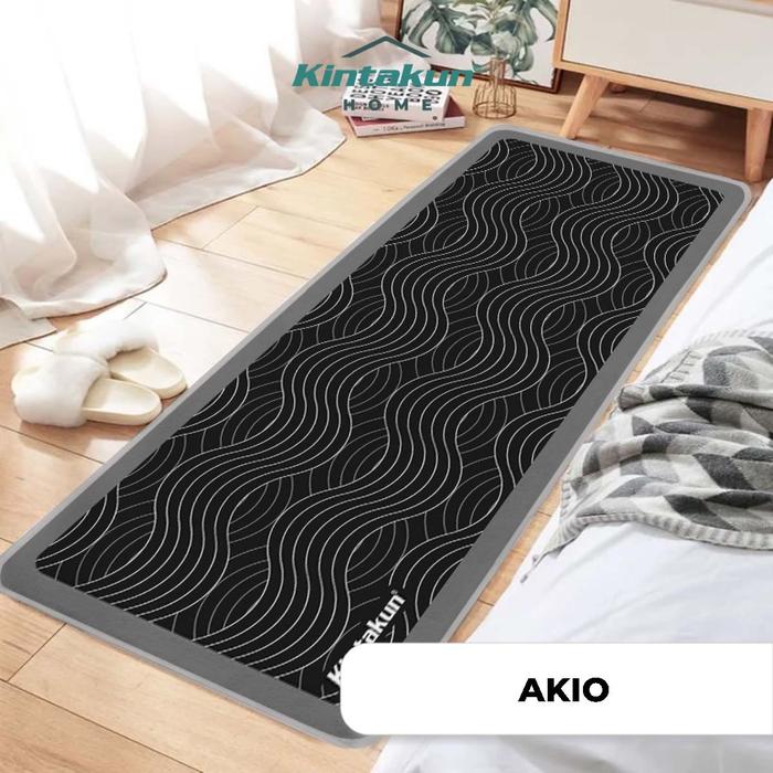 Gambar Kintakun Home Keset Kamar Tidur Panjang Anti Slip Uk. 40x120 Cm - Akio dari Homeklik Living undefined Tokopedia