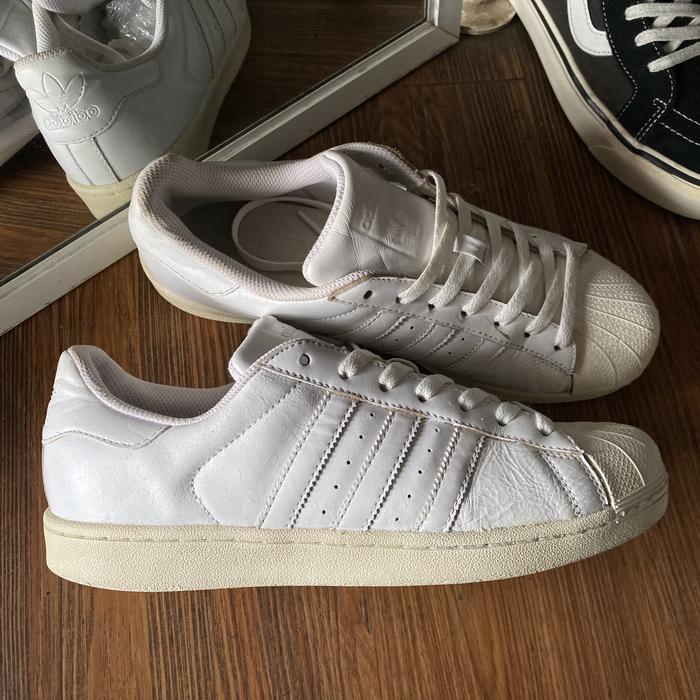 Adidas Originals Superstar Adidas All White Superstar Shoes Sepatu