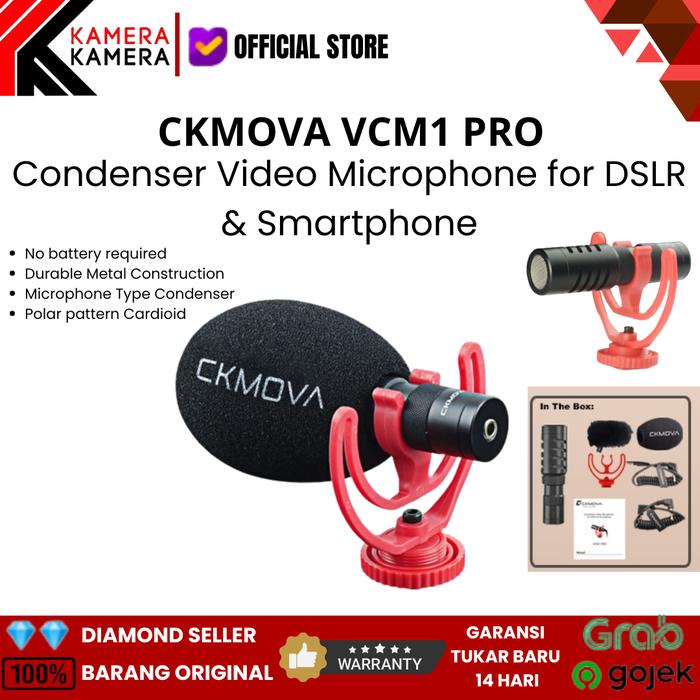 Jual CKMOVA VCM1 PRO Condenser Video Microphone for DSLR