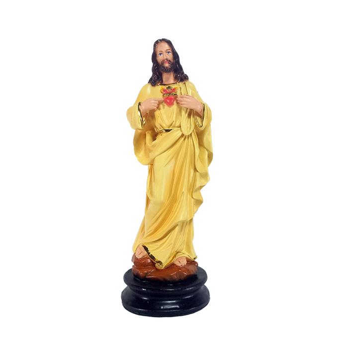 Gambar Patung Hati Kudus Yesus 30 cm/Patung Devosi Kepada Hati Kudus Yesus - Ivory dari Toko Jendela Rohani Jogja undefined 5 Tokopedia