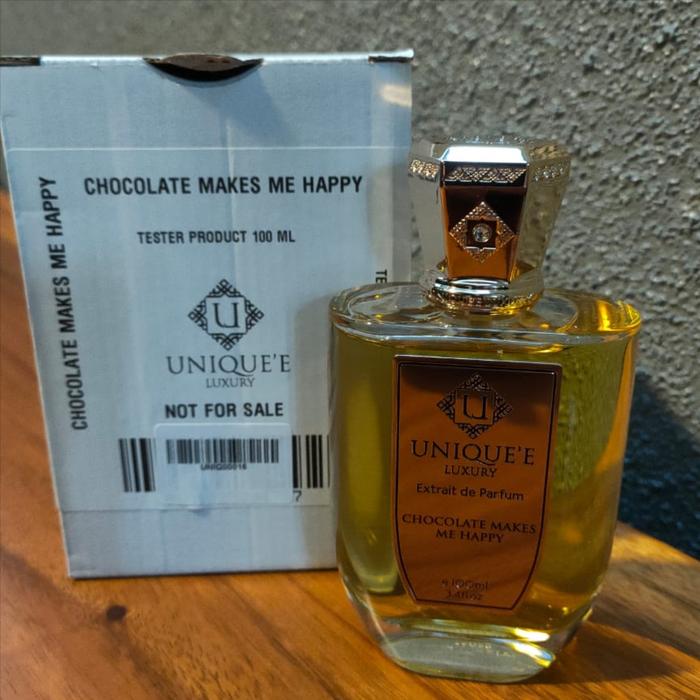 Gambar Original Tester Uniquee Luxury CHOCOLATE MAKES ME HAPPY Extrait de Parfum 100 ml dari The Niche Perfume Store undefined Tokopedia