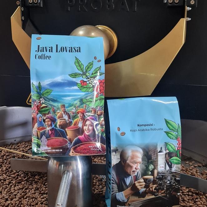 Gambar KOPI JAVA LOVASA - TELUO BLEND - ARABIKA 30% ROBUSTA 70%- 1KG-500GR dari Ptrus Coffee Supplier undefined Tokopedia