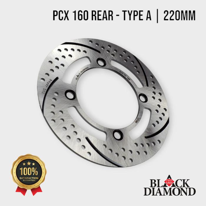 Gambar Black Diamond - Rear Disc Brake 220mm PCX 160  K1Z / Stylo 160 Piringan Cakram Belakang - Type A dari Black Diamond Official Store Kota Administrasi Jakarta Timur Tokopedia