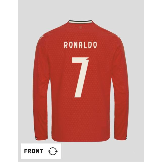 Gambar ORIGINAL PORTUGAL 2025 AUTHENTIC HOME LONG SLEEVE JERSEY. Bisa Custom Nama Nomor Jersey Bola Pria Ronaldo #7 - Ronaldo#7, S dari Luxury of Goods undefined Tokopedia