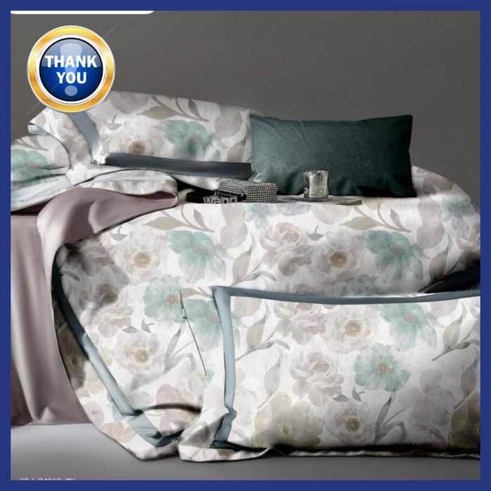 Gambar sprei tencel organik 200x200x40 bahan import premium best quality - MOTIF 14 dari Ria Stores Pedia undefined Tokopedia