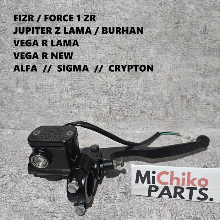 Gambar Master Rem Atas Kanan Fizr F1zr Force 1 Jupiter Z Lama Burhan Vega R Lama New Alfa Sigma Crypton Fis Fiz R Force 1 ZR Poswan Foswan Plus Handle Handel Hendel Rumah Minyak Ori!! - KOMPLIT SET dari oploshija id undefined Tokopedia