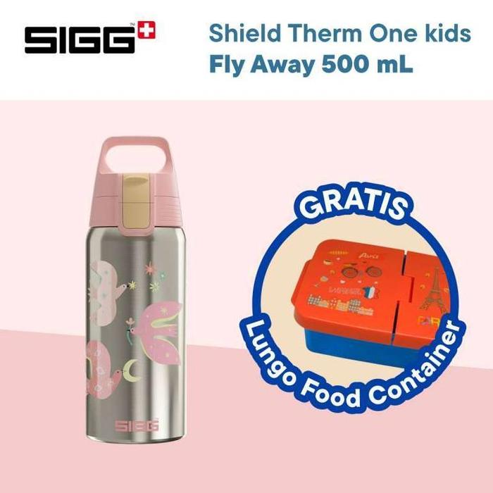 Promo Sigg Tumbler Botol Minum Shield Therm One Kids Fly Away 500 Ml
