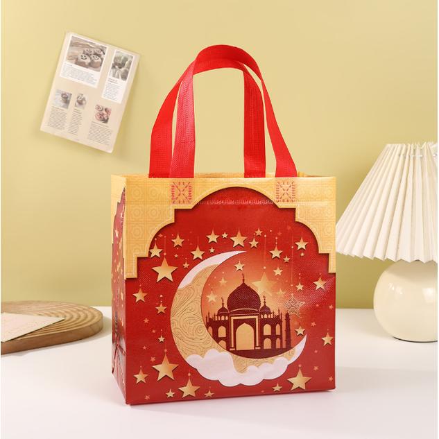 Gambar Goodie Bag Lebaran 2025 / Tas Hampers Lebaran Idul Fitri / Gift Bag Parcel Snack Kue Permen Eid Mubarak Ramadan Kareem Hari Raya Islam / Tas Kado Tote Bag Premium Spunbond Glossy / Bingkisan Lebaran Tas Parcel Hari Raya Idul Fitri - Orange Red dari Beauty_GOLD undefined Tokopedia