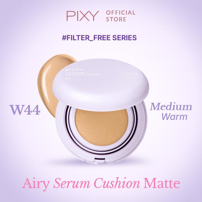 Gambar PIXY #Filter_Free Airy Serum Cushion Matte - W44 Medium Warm dari Pixy Official Store undefined Tokopedia