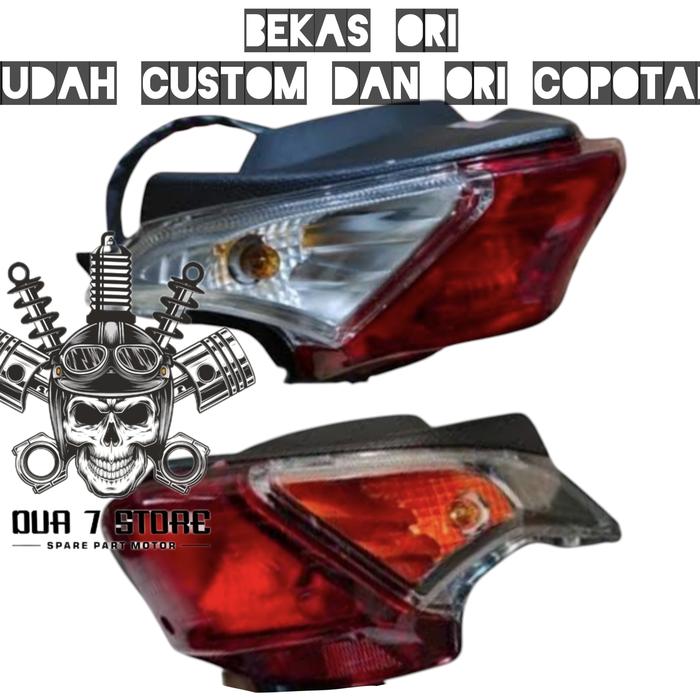 Gambar lampu stop belakang beat karbu original dari 27 stor undefined Tokopedia