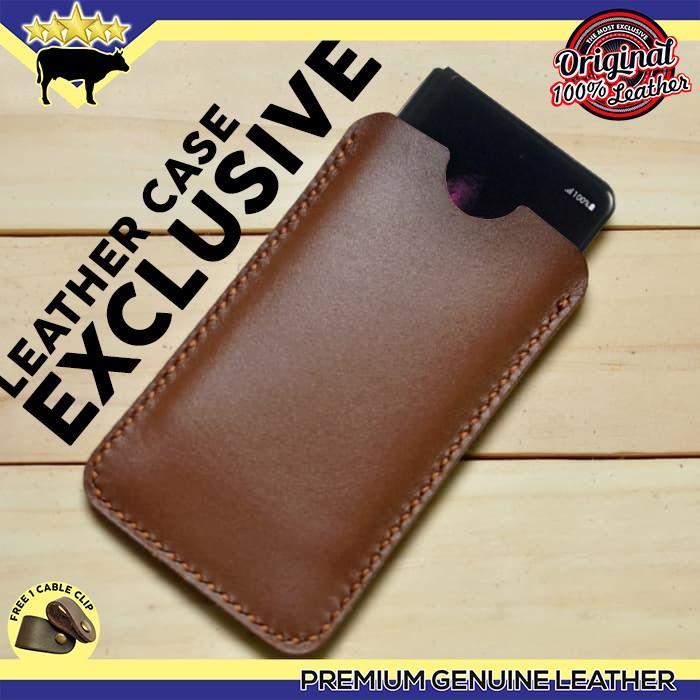 Gambar LEATHER POUCH ASUS ROG PHONE 5, ROG PHONE 6, ROG PHONE 7, ROG PHONE 8, ROG PHONE 9 EXCLUSIVE GENUINE LEATHER - BROWN, ROG PHONE 9 PRO dari BMK-SHOP undefined Tokopedia