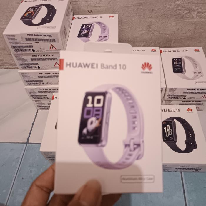 Gambar HUAWEI Band 10 Smartband | Sleek Alumunium Alloy Case And Polymer - AL-Purple dari Magnet Cell JMP undefined Tokopedia