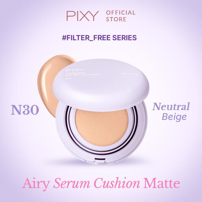 Gambar PIXY #Filter_Free Airy Serum Cushion Matte - N30 Neutral Bg dari Pixy Official Store undefined Tokopedia
