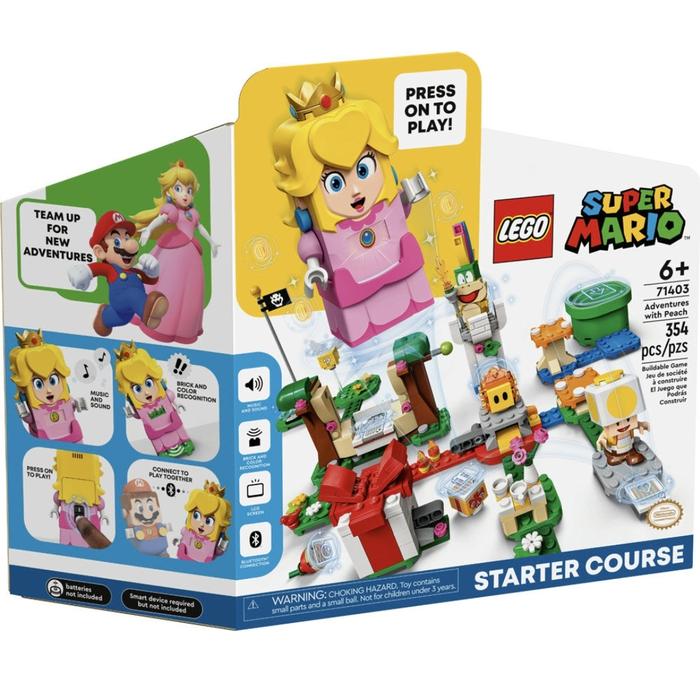 Gambar LEGO Super Mario 71403 Adventures with Peach Starter Course dari Gaga Sale undefined Tokopedia