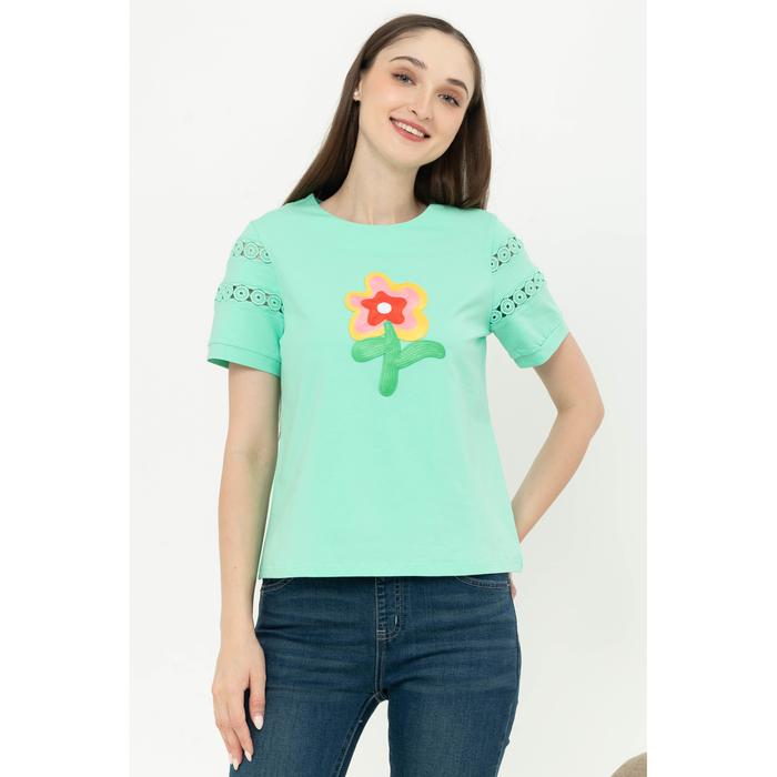 Gambar *Ready Stok* ELLAMOSS - Atasan Kaos 7386 (ZEZ) - Hijau, M dari Sisters Fashion Group undefined Tokopedia