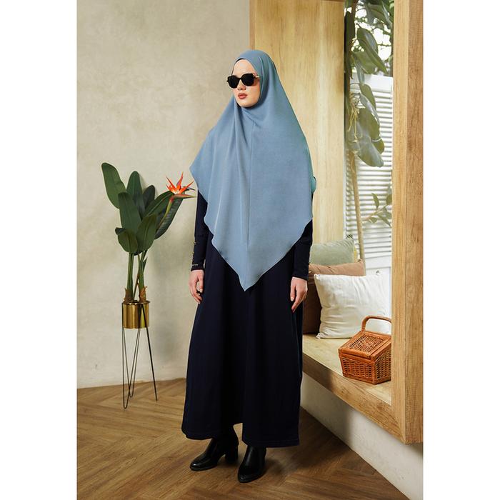 Gambar Mayyech - Cyrus Dress Syar'i - Navy, 140cm dari Mayyéch undefined Tokopedia