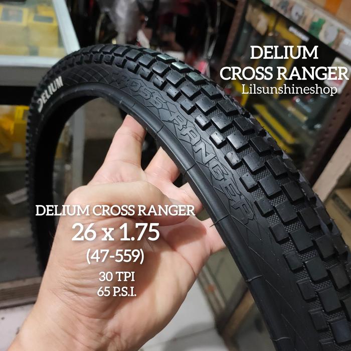 Jual Ban Luar Sepeda 26 x DELIUM Deli Tire CROSS RANGER 26x1