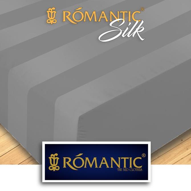Gambar NEW SPREI SET MICROTENSEL SILK BY ROMANTIC MOTIF SALUR TENCEL TENSEL MICRO LYOCELL SUTRA - Abu Muda, 140x200x40 dari forumJualbeli undefined Tokopedia