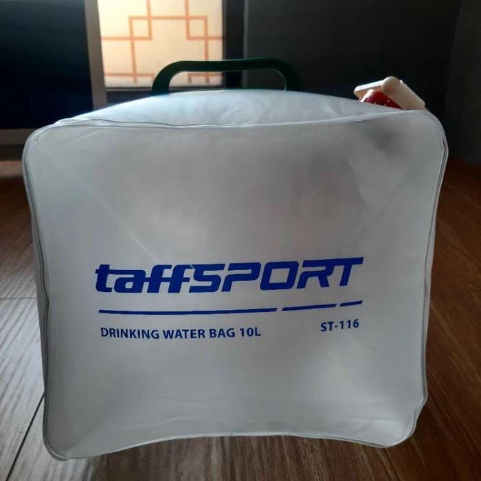 Gambar Kantong air lipat 10 liter jerigen model lipat perlengkapan camping - Transparan 10L dari Tendaki Jakarta undefined Tokopedia