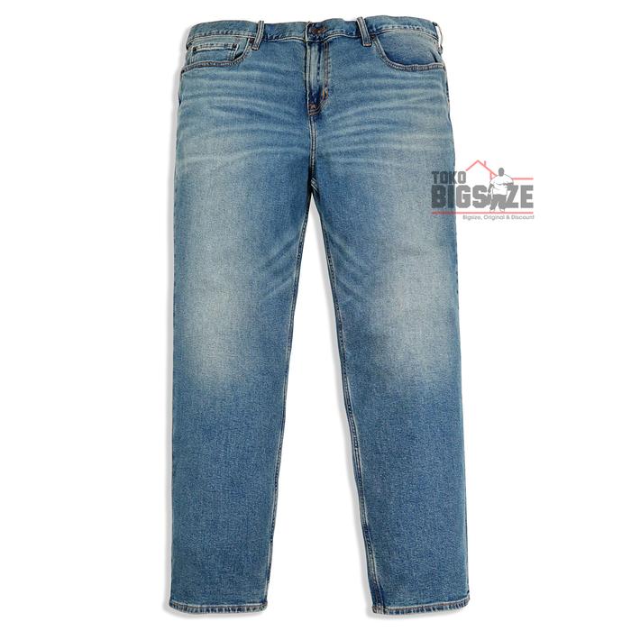 Gambar Men Athletic Fit Jeans Bigsize Original - Celana Denim Pria Jumbo Size ON0126 - Medium Wash, 40 dari Tokobigsizecom undefined Tokopedia