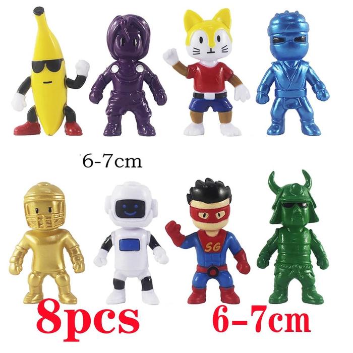 Gambar 8pcs Stumble Guys Action Figure Kawaii Anime PVC Game Model Statue Set Multiplayer Type Collection Kid Birthday Gift Toy - 8pcs dari yokaino undefined Tokopedia