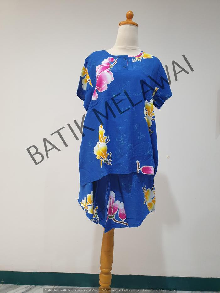 Gambar Setelan Batik PREMIUM SUNAN ORI celana pendek tangan pendek OKD - Kunyit dari Batik Melawai undefined 5 Tokopedia