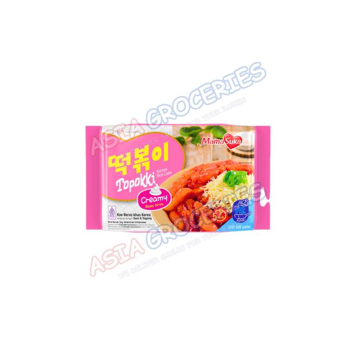 Gambar CAMILAN KOREA TOPOKKI INSTAN MAMASUKA RICE CAKE CREAMY/SPICY/ORIGINAL 134G - CREAMY dari Asia Grocery undefined Tokopedia