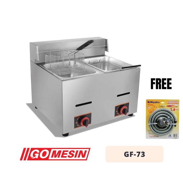 Gambar Deep Fryer Getra Gf-102g Alat Penggorengan Gas - GOMESIN PETI dari Makmur Bersama Gomesin undefined Tokopedia