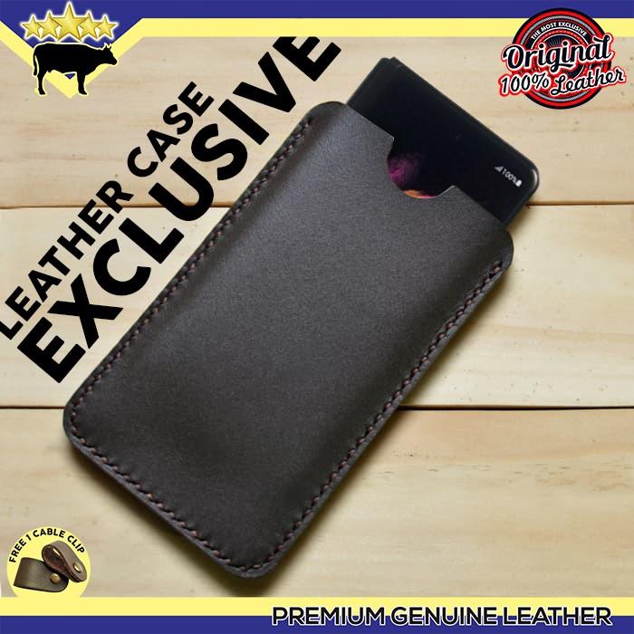 Gambar LEATHER POUCH ASUS ROG PHONE 5, ROG PHONE 6, ROG PHONE 7, ROG PHONE 8, ROG PHONE 9 EXCLUSIVE GENUINE LEATHER - DARK BROWN, ROG PHONE 9 dari BMK-SHOP undefined Tokopedia
